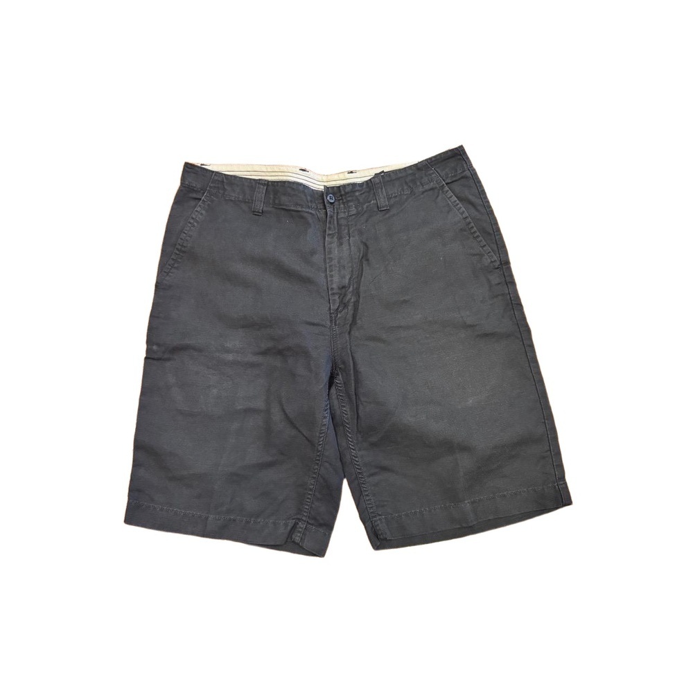 Cremieux Gray Chino‎ Style Shorts Button Zip Belt Loops Mens Size 38